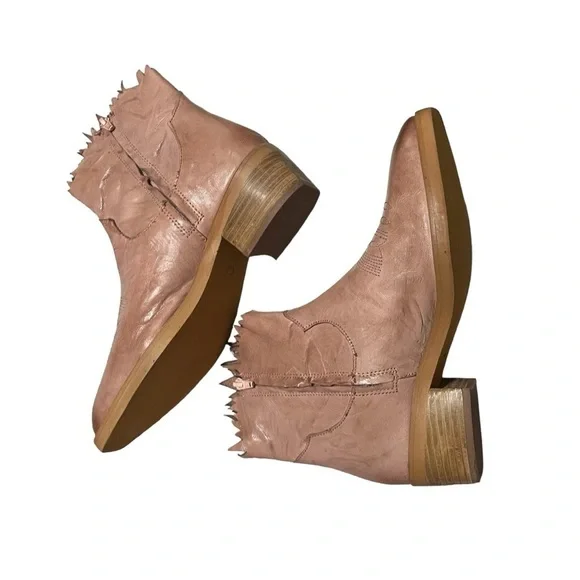 Roan by Bed Stu Diabolical Leather Boots Booties Size 8.5 Western Cowboy - Picture 7 of 11